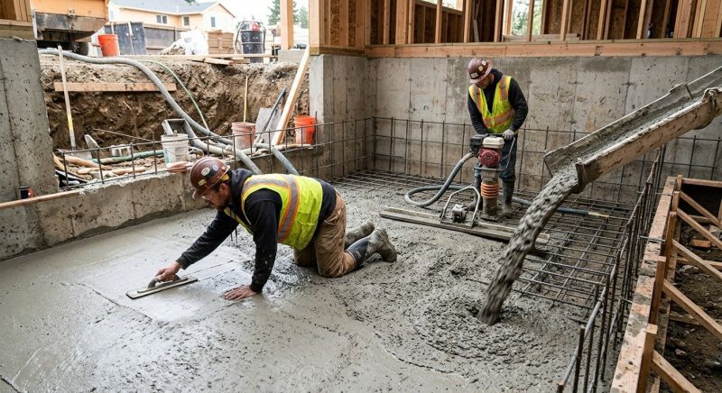 Basement Concrete Installation in Webster, FL