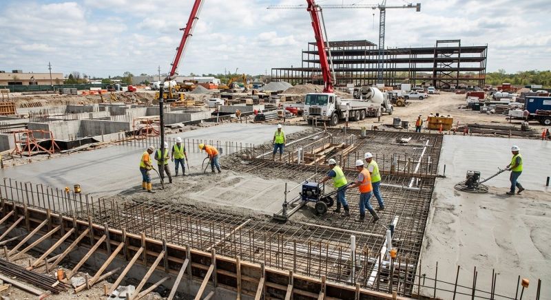 Commercial Slab Construction in Dade City, FL
