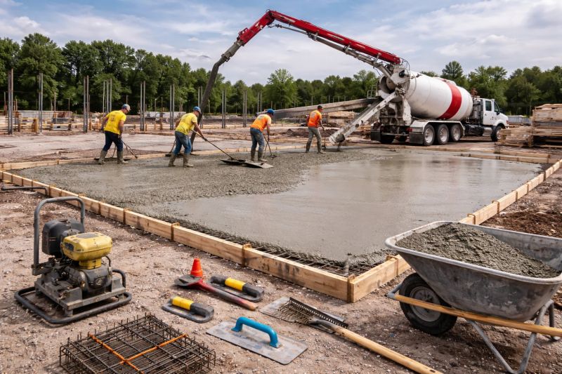 Commercial Slab Construction in Floral City, FL