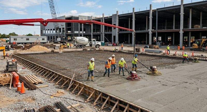 Commercial Slab Construction in Homosassa, FL