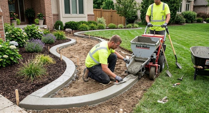 Concrete Border Installation in Hernando County, FL