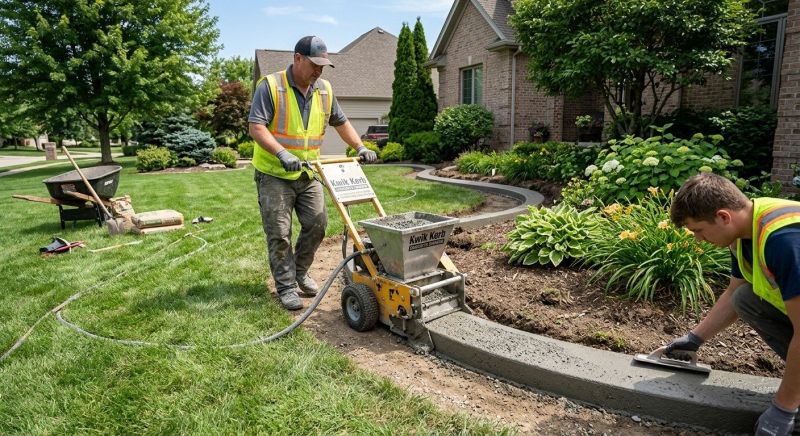 Concrete Border Installation in Pasco County, FL