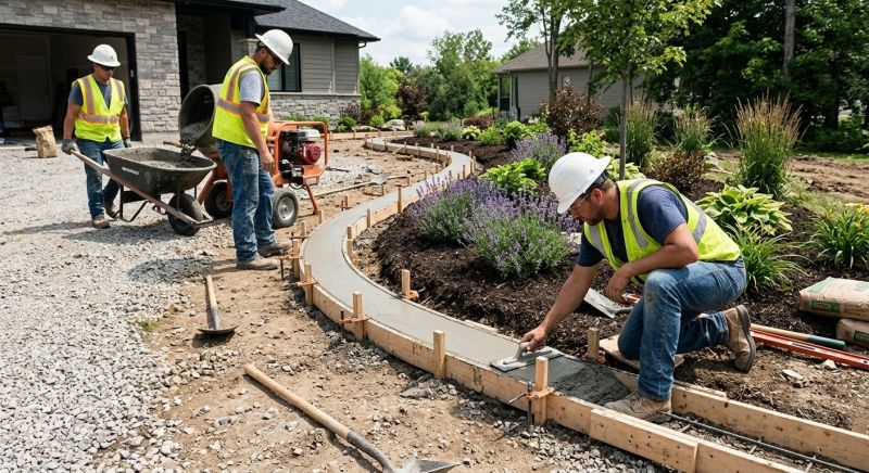 Concrete Border Installation in Spring Hill, FL