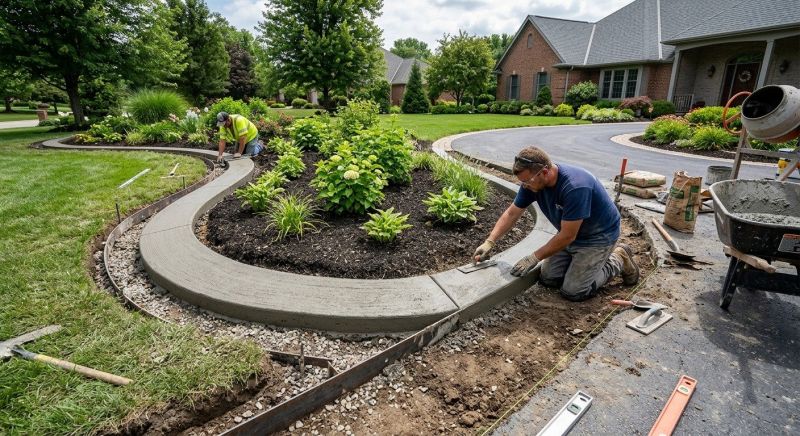 Concrete Edging Installation in Port Richey, FL