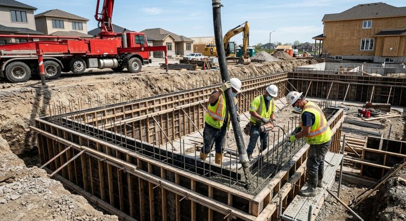 Poured Foundation Installation in Hernando County, FL