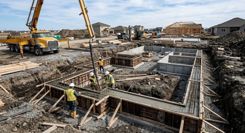 Poured Foundation Installation in Hernando County, FL